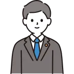 Male Lawyer Upper Body SVG Icon